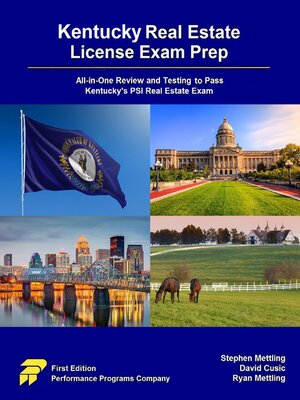 cover image of Kentucky Real Estate License Exam Prep